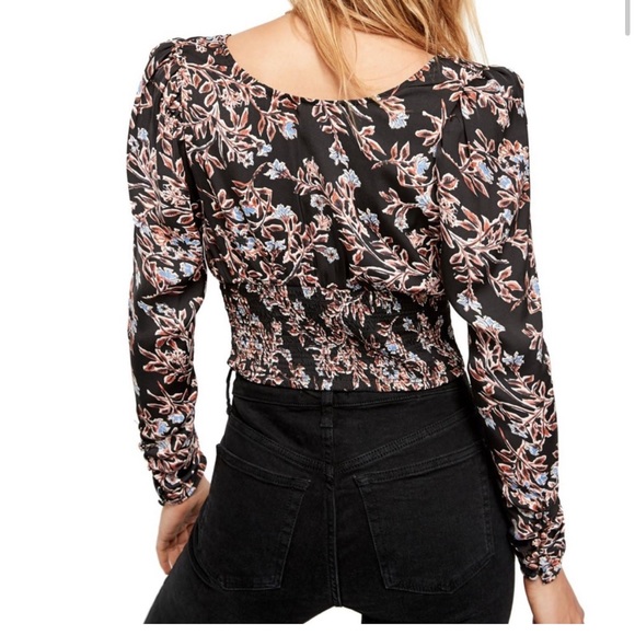 Free people floral long sleeve top - Picture 3 of 11